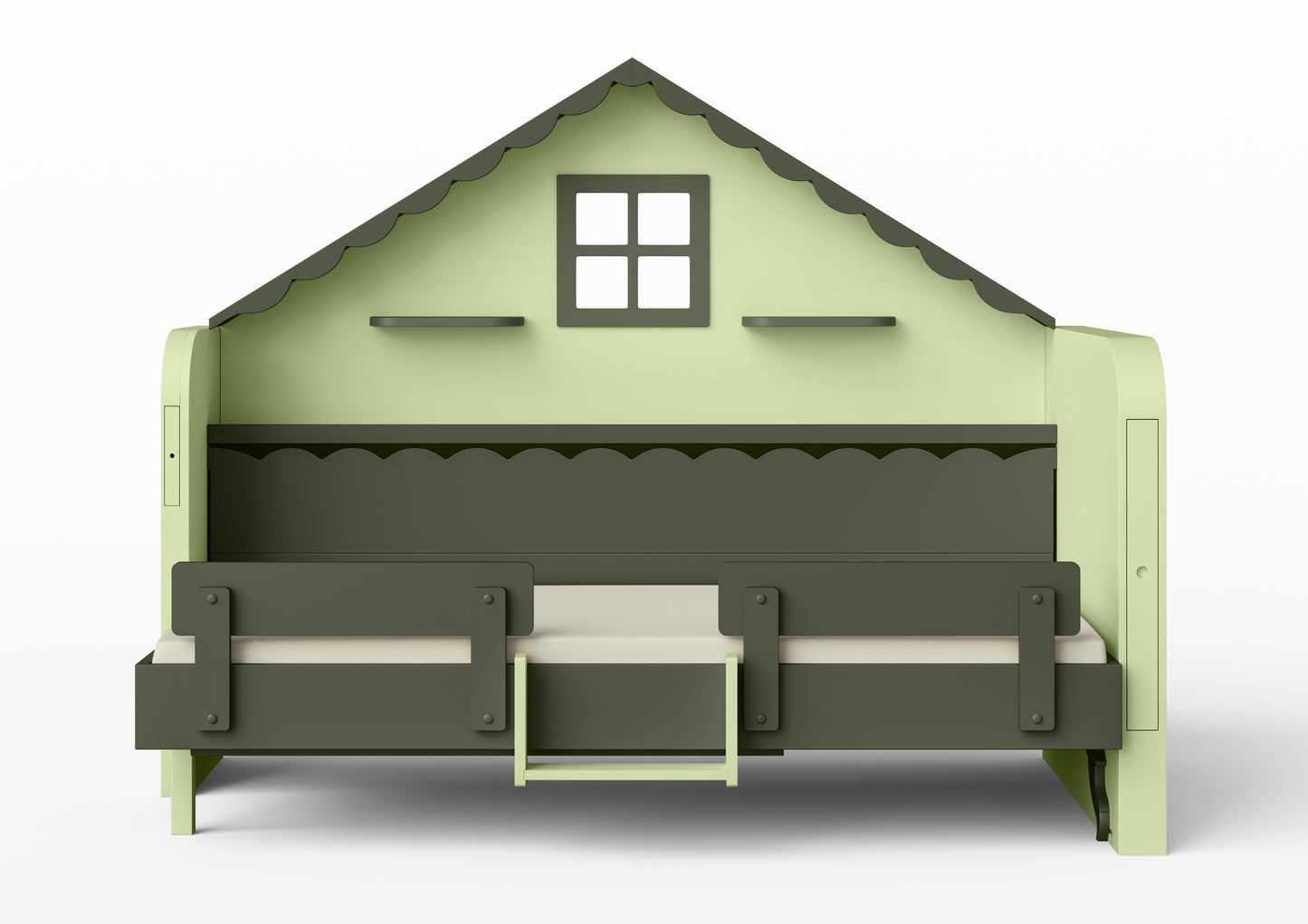 Pakeliama vaikiška lova namelis su žaidimų erdve HAUSY Turtle's Bed