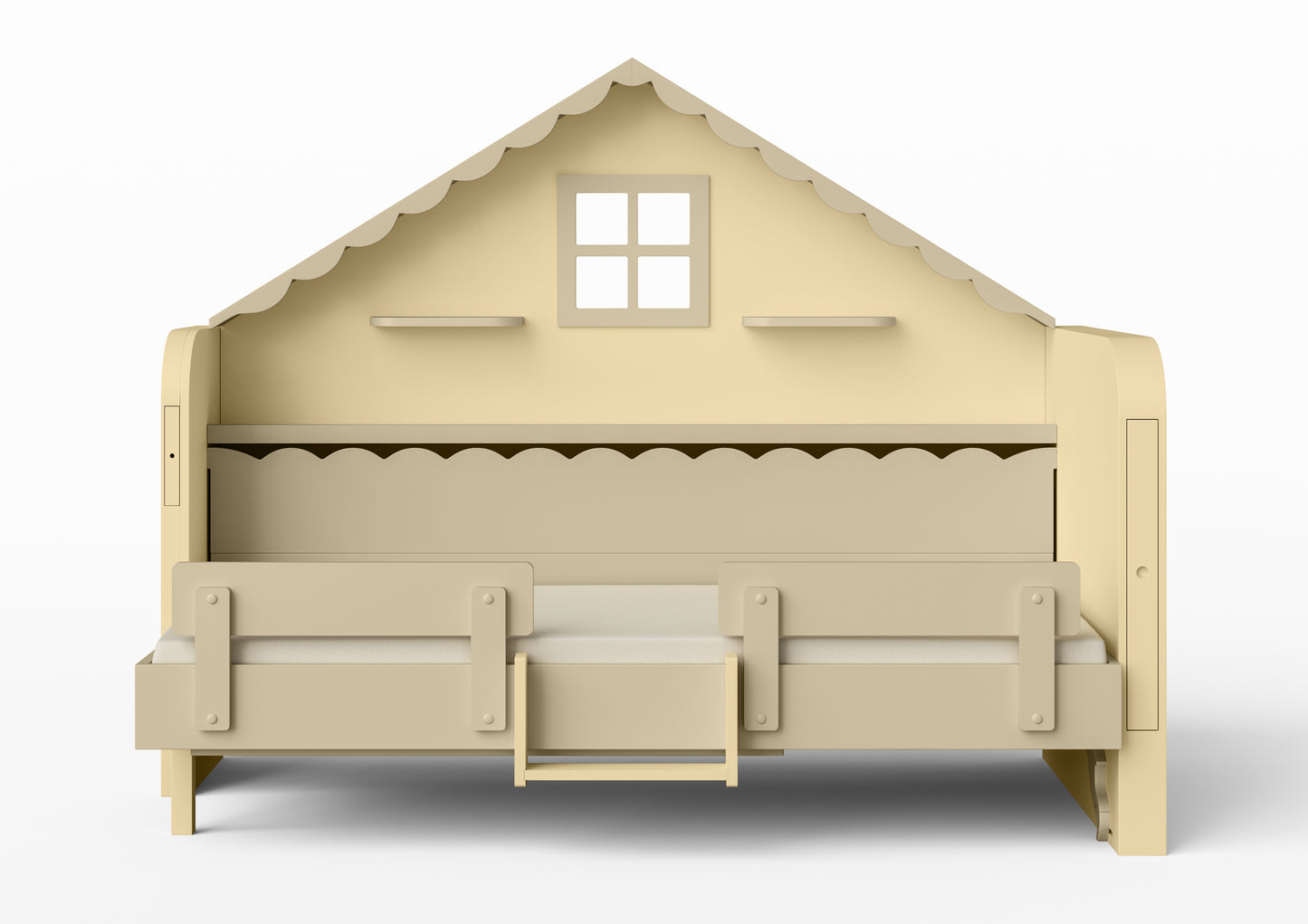 Pakeliama vaikiška lova namelis su žaidimų erdve HAUSY Sandcastle