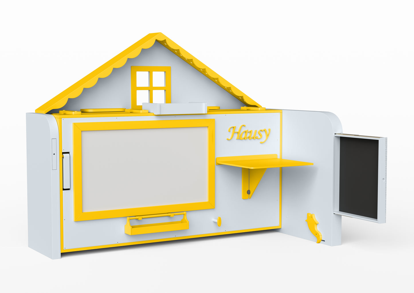 Pakeliama vaikiška lova namelis su žaidimų erdve HAUSY Lemon Tree