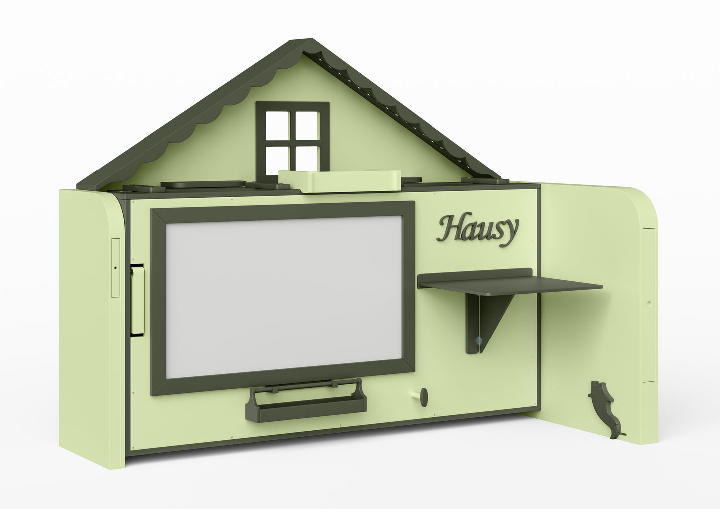 Pakeliama vaikiška lova namelis su žaidimų erdve HAUSY Turtle's Bed