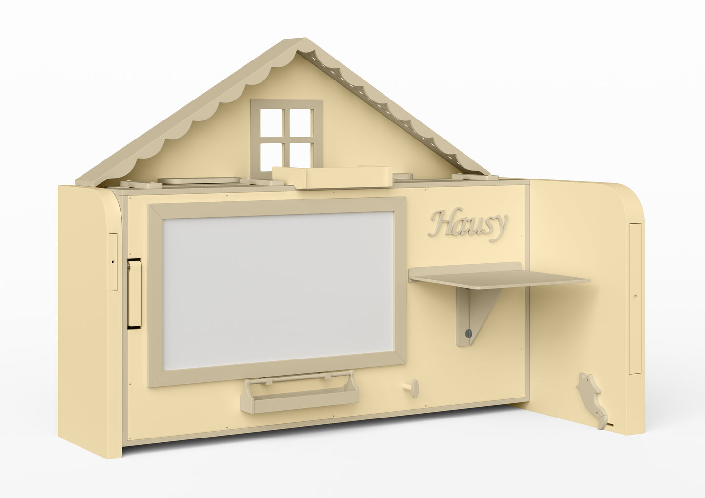 Pakeliama vaikiška lova namelis su žaidimų erdve HAUSY Sandcastle