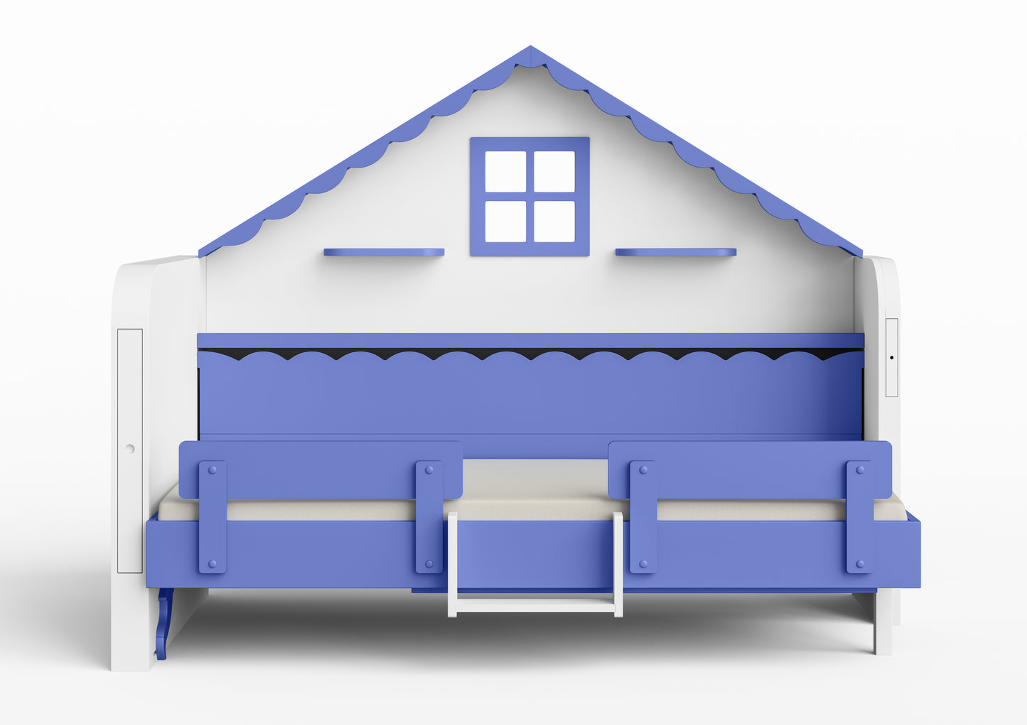 Pakeliama vaikiška lova namelis su žaidimų erdve HAUSY Lavender